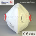 FFP3 fold flat dust mask with filter